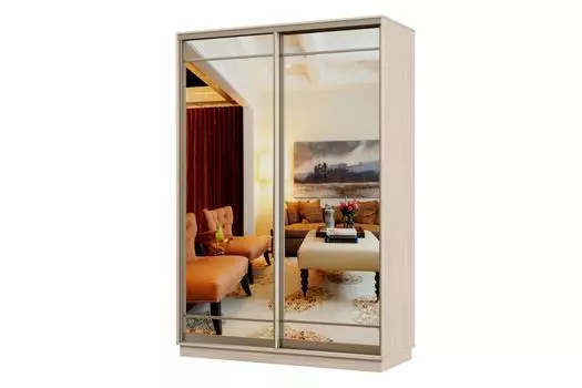 Шкаф-купе 2-дверный Практик Мини