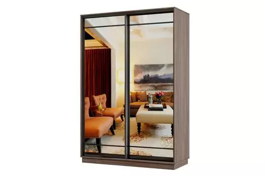 Шкаф-купе 2-дверный Практик Мини