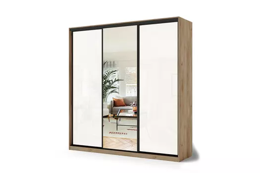 Шкаф-купе 3-дверный Blanc