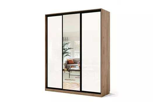 Шкаф-купе 3-дверный Blanc