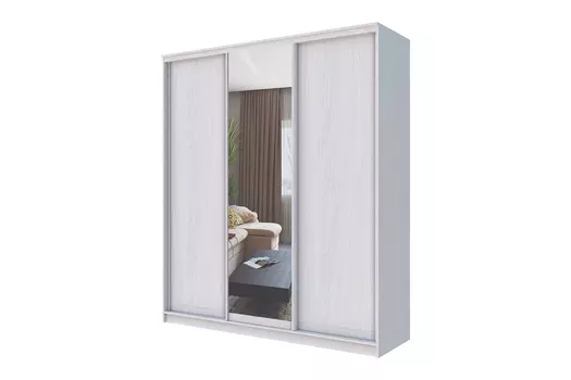 Шкаф-купе 3-дверный Оптима