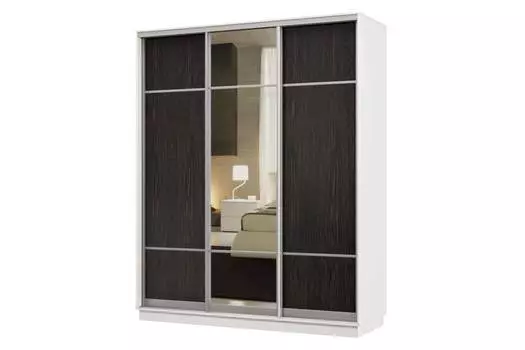 Шкаф-купе 3-дверный Практик 22
