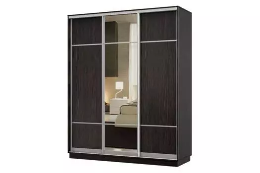 Шкаф-купе 3-дверный Практик 22