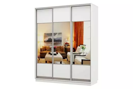 Шкаф-купе 3-дверный Практик 22