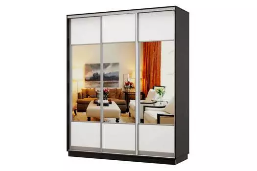 Шкаф-купе 3-дверный Практик 22