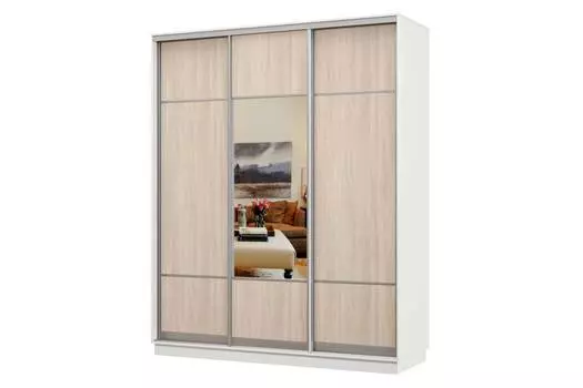 Шкаф-купе 3-дверный Практик 22