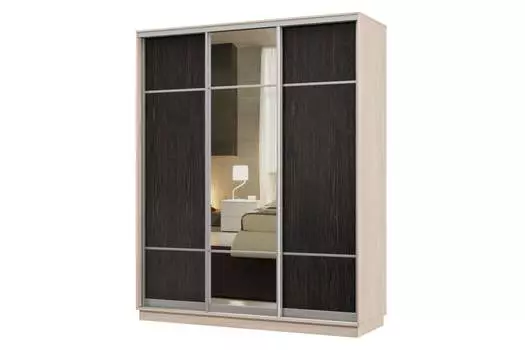 Шкаф-купе 3-дверный Практик 22