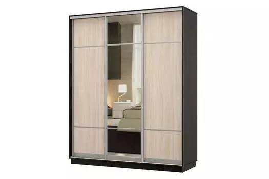 Шкаф-купе 3-дверный Практик 22