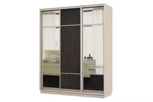 Шкаф-купе 3-дверный Практик 22