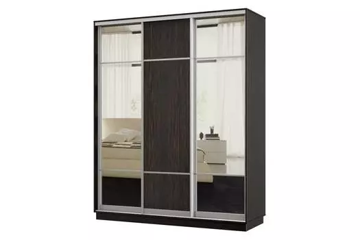 Шкаф-купе 3-дверный Практик 24