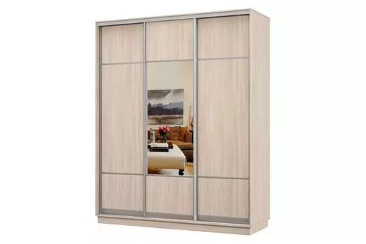 Шкаф-купе 3-дверный Практик 24