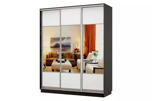 Шкаф-купе 3-дверный Практик 24