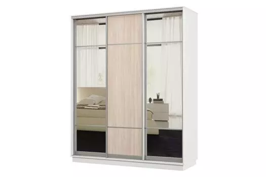 Шкаф-купе 3-дверный Практик 24