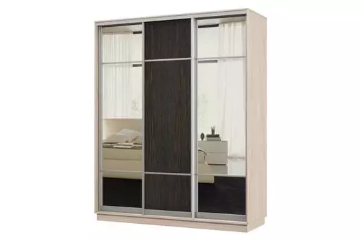 Шкаф-купе 3-дверный Практик 24