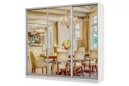 Шкаф-купе 3-дверный Практик 34