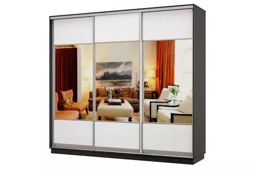 Шкаф-купе 3-дверный Практик 34