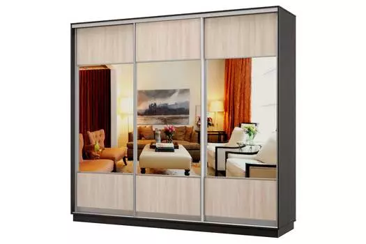 Шкаф-купе 3-дверный Практик 34