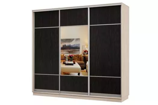 Шкаф-купе 3-дверный Практик 34