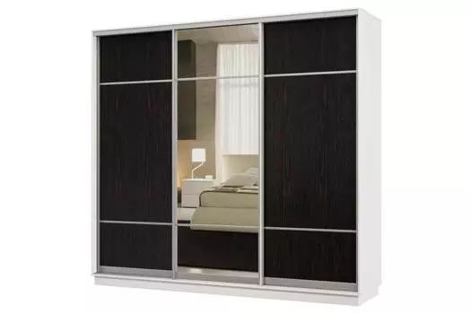 Шкаф-купе 3-дверный Практик 34