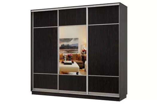 Шкаф-купе 3-дверный Практик 34