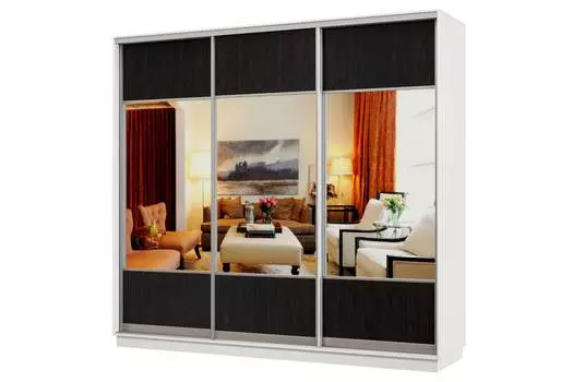 Шкаф-купе 3-дверный Практик 34