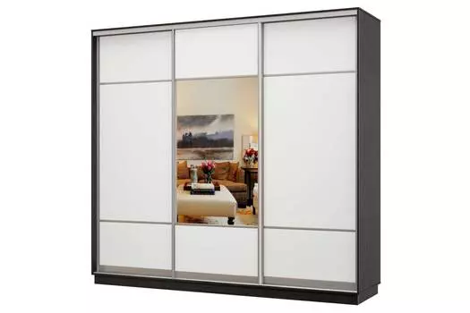 Шкаф-купе 3-дверный Практик 36