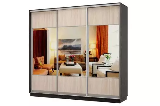 Шкаф-купе 3-дверный Практик 36