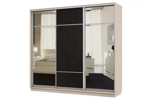 Шкаф-купе 3-дверный Практик 36