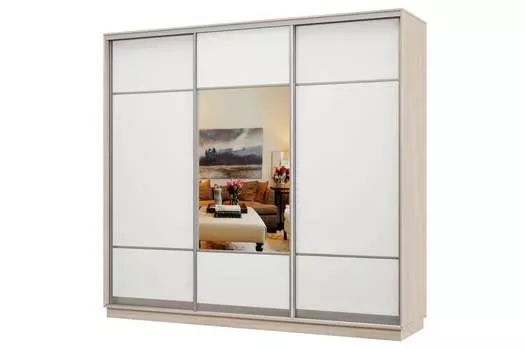 Шкаф-купе 3-дверный Практик 36