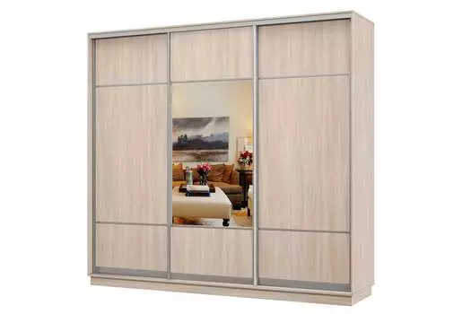 Шкаф-купе 3-дверный Практик 36