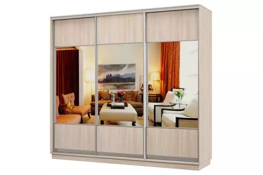 Шкаф-купе 3-дверный Практик 36