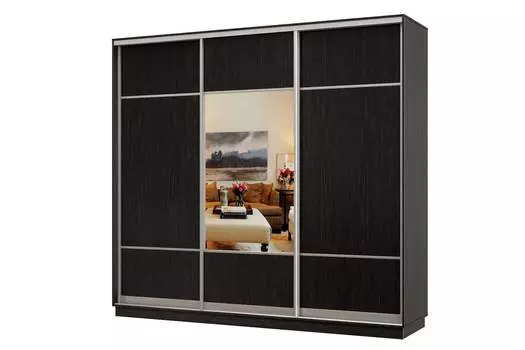 Шкаф-купе 3-дверный Практик 36