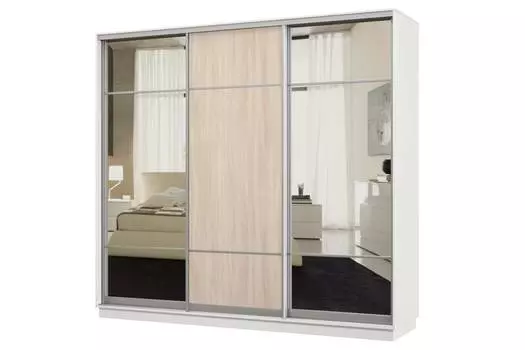 Шкаф-купе 3-дверный Практик 36