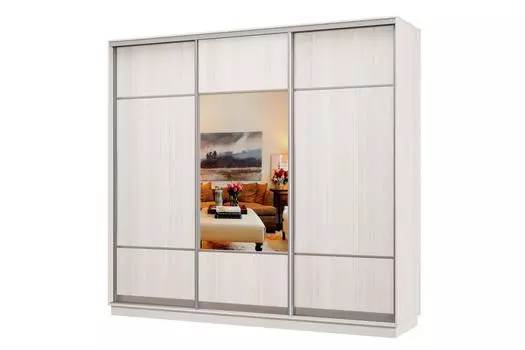 Шкаф-купе 3-дверный Практик 36