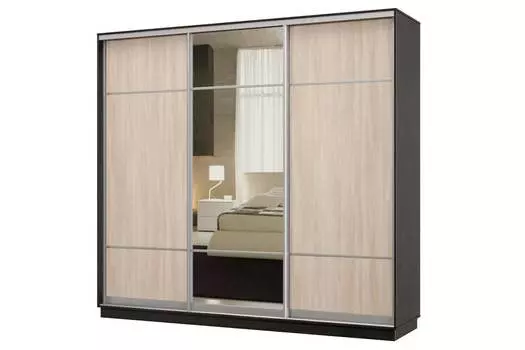 Шкаф-купе 3-дверный Практик 58