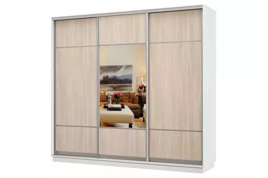 Шкаф-купе 3-дверный Практик 58