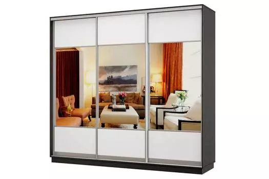 Шкаф-купе 3-дверный Практик 58