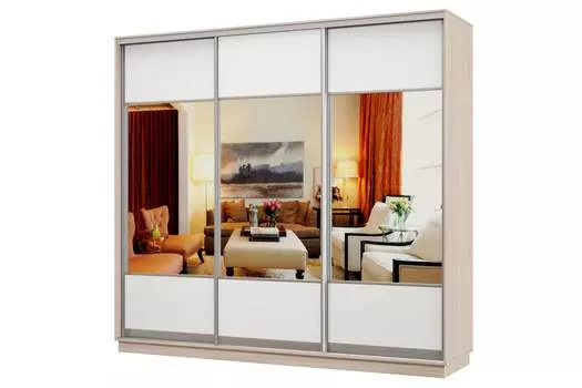 Шкаф-купе 3-дверный Практик 58