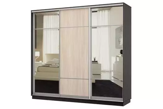 Шкаф-купе 3-дверный Практик 58