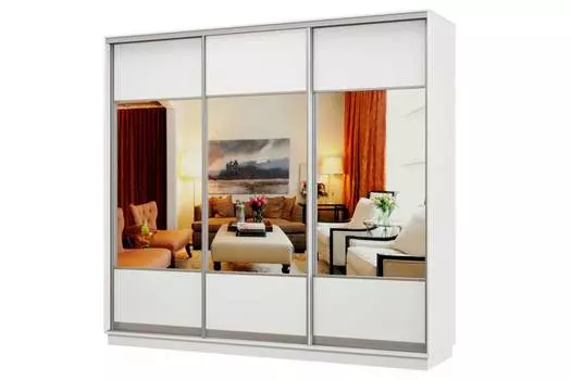 Шкаф-купе 3-дверный Практик 58