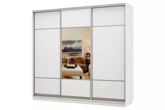 Шкаф-купе 3-дверный Практик 58