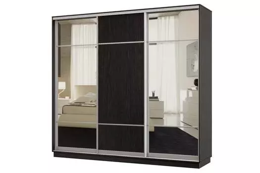 Шкаф-купе 3-дверный Практик 58