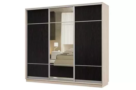 Шкаф-купе 3-дверный Практик 58