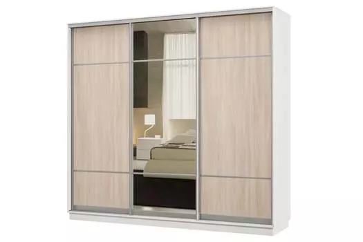 Шкаф-купе 3-дверный Практик 58