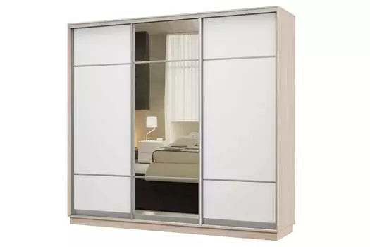 Шкаф-купе 3-дверный Практик 58