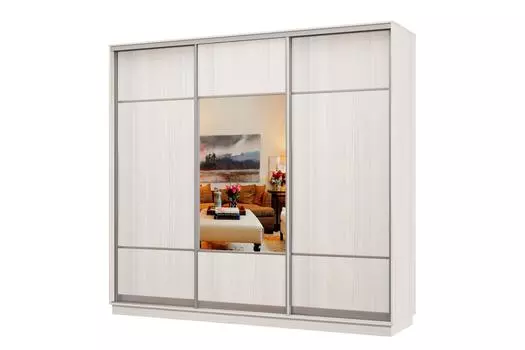 Шкаф-купе 3-дверный Практик 58