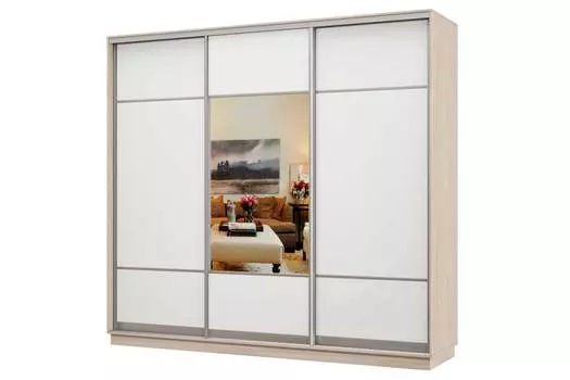 Шкаф-купе 3-дверный Практик 60