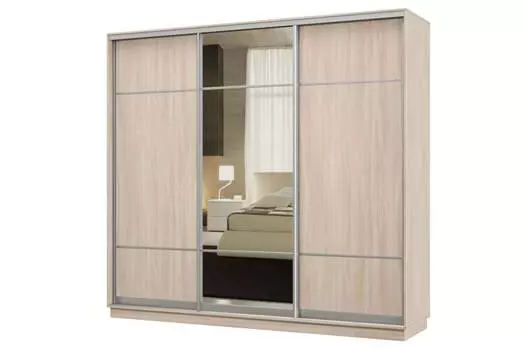 Шкаф-купе 3-дверный Практик 60