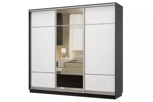 Шкаф-купе 3-дверный Практик 60