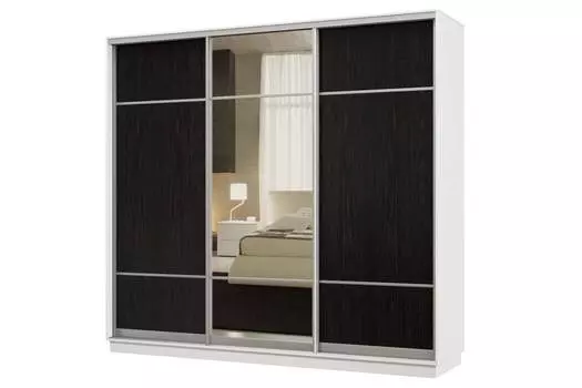 Шкаф-купе 3-дверный Практик 60